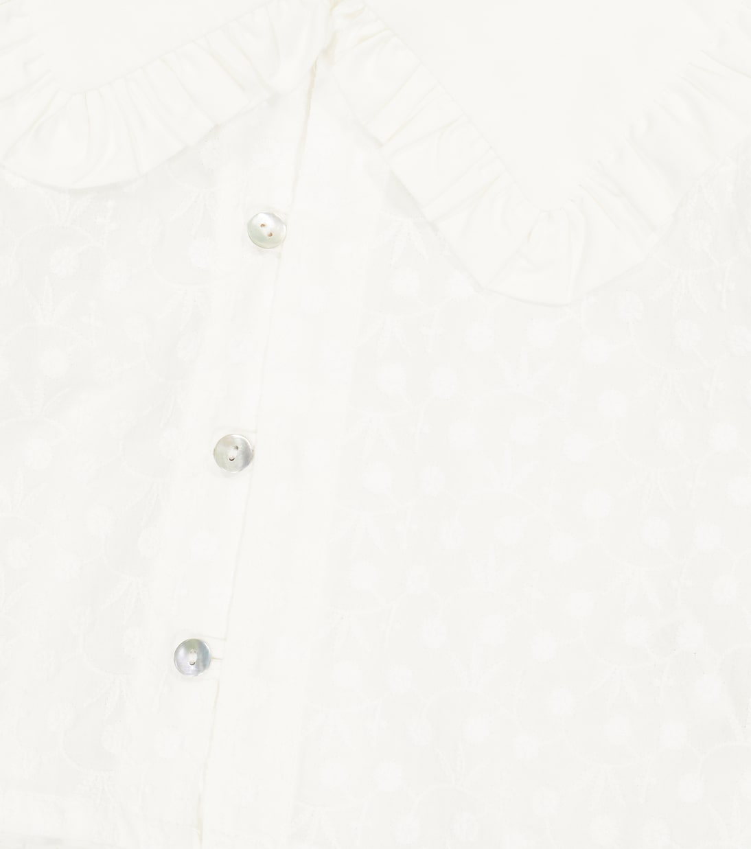 Antonella embroidered cotton blouse | The New Society