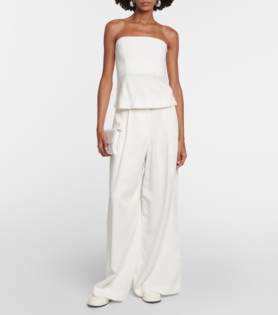 Pantalon ample en satin | CO