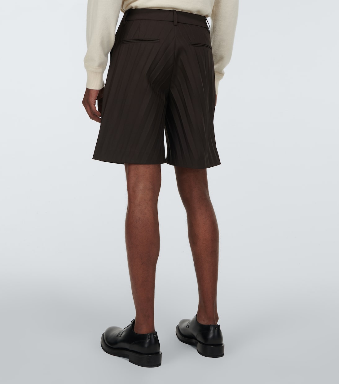 Shorts de nylon técnico plisado | Valentino