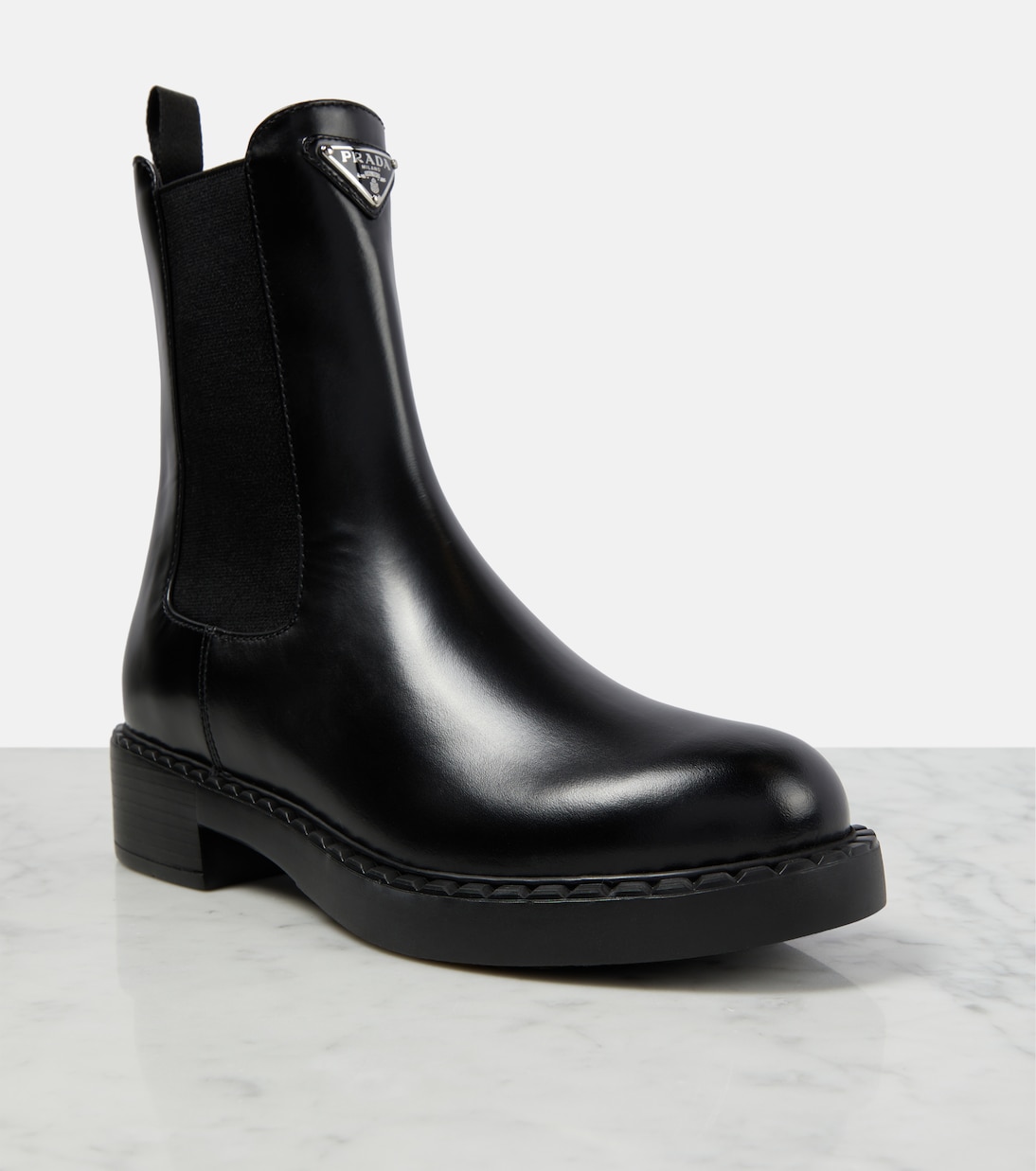 Botines de piel cepillada | Prada