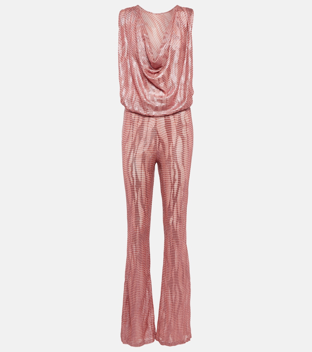 Jumpsuit in jacquard con collo ad anello | Missoni Mare