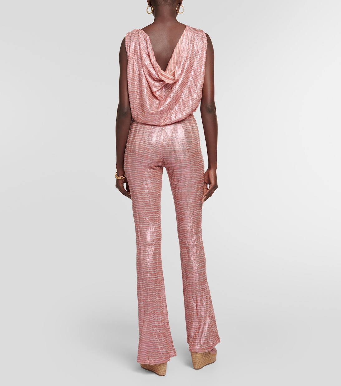 Jumpsuit in jacquard con collo ad anello | Missoni Mare