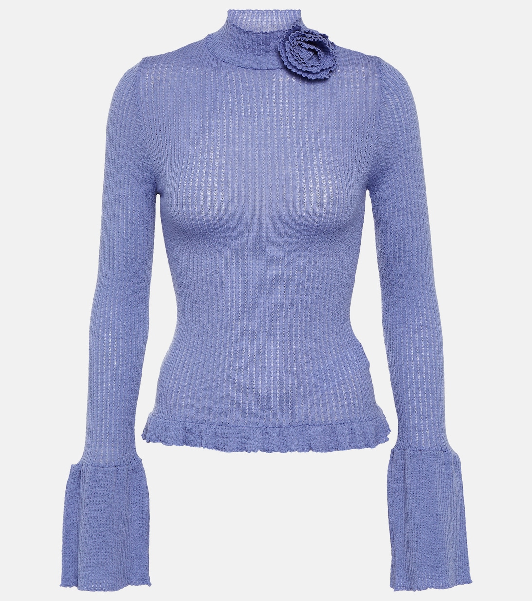 Jersey de lana en punto acanalado | Blumarine