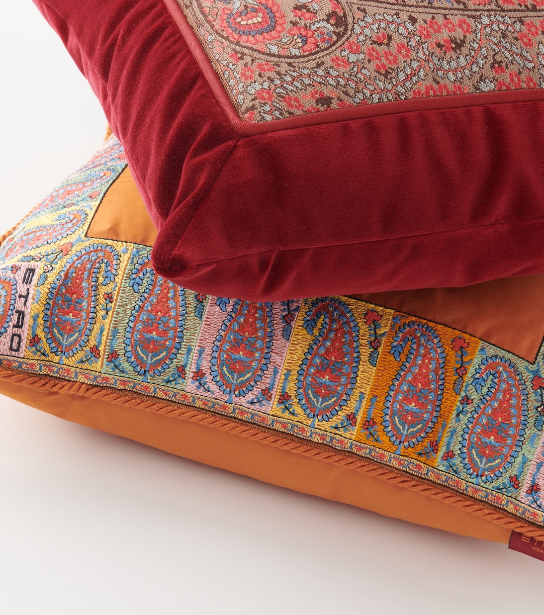 Cuscino in cotone con ricamo | Etro