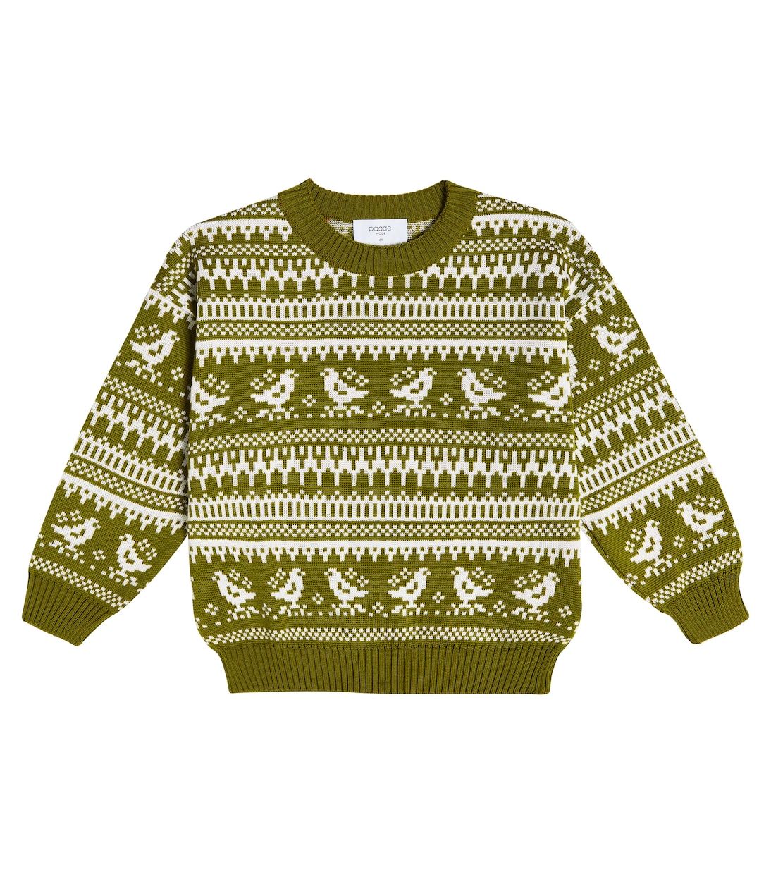 Pull intarsia en laine mélangée | Paade Mode