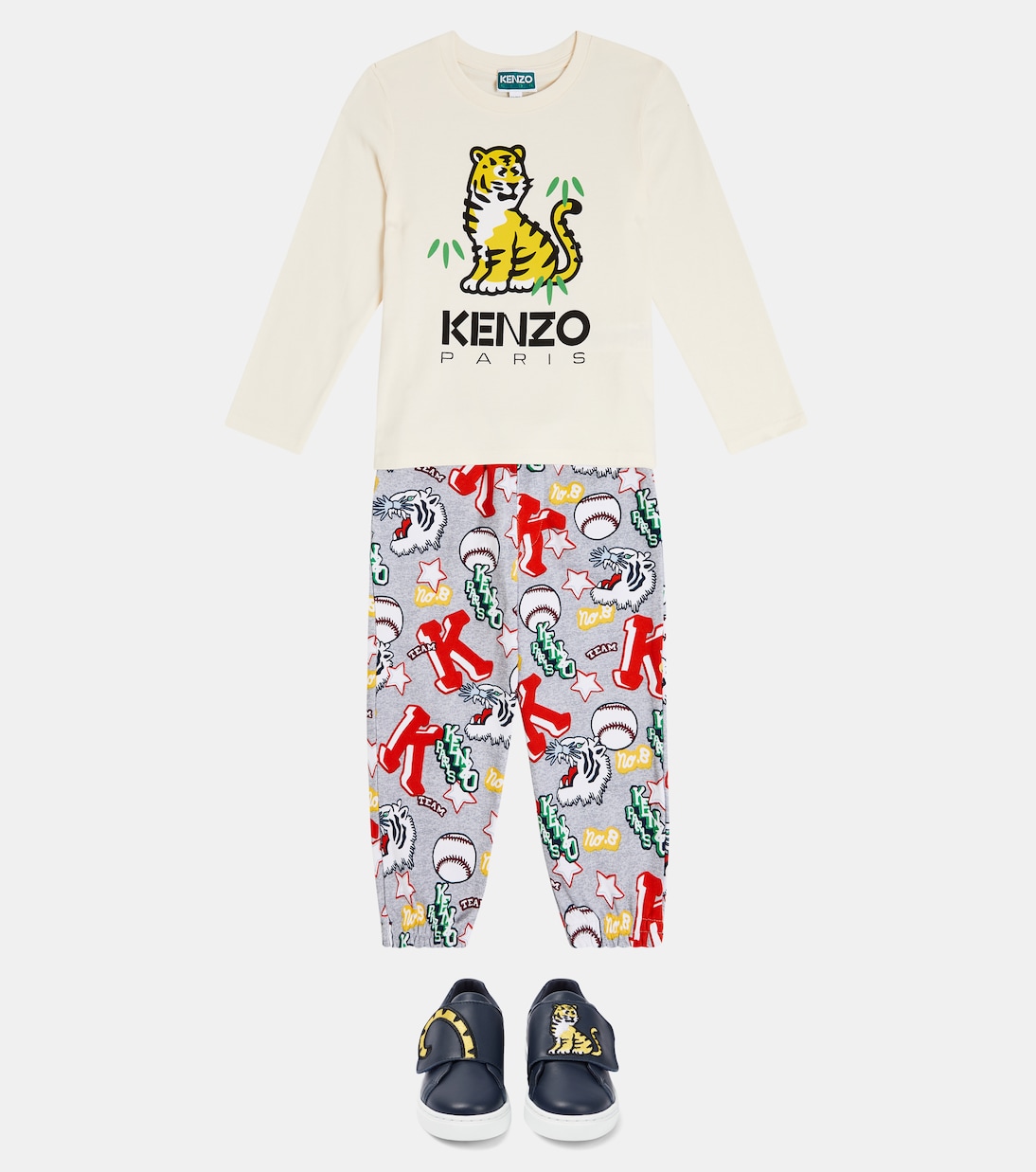 Camiseta en jersey de algodón estampada | Kenzo Kids