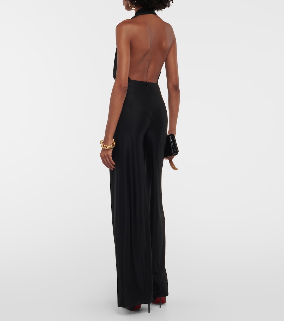 Mono de jersey con cuello halter | Costarellos