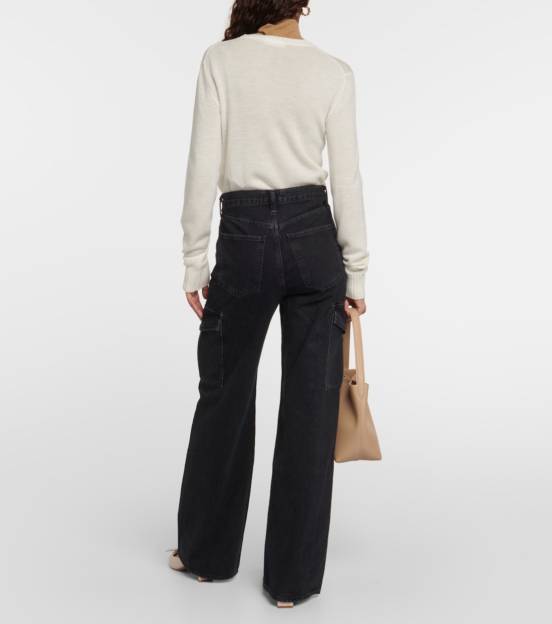 High-Rise-Cargohose Minka aus Denim | Agolde