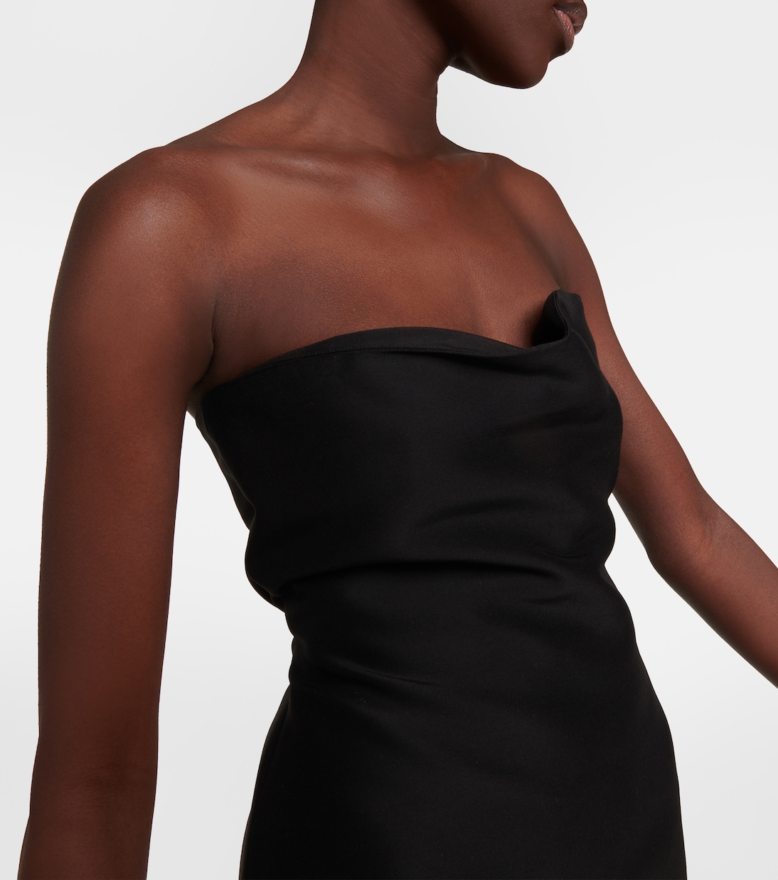Bardon draped wool and silk gown | The Row