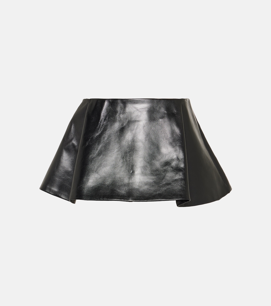 Ralfa leather miniskirt | Khaite