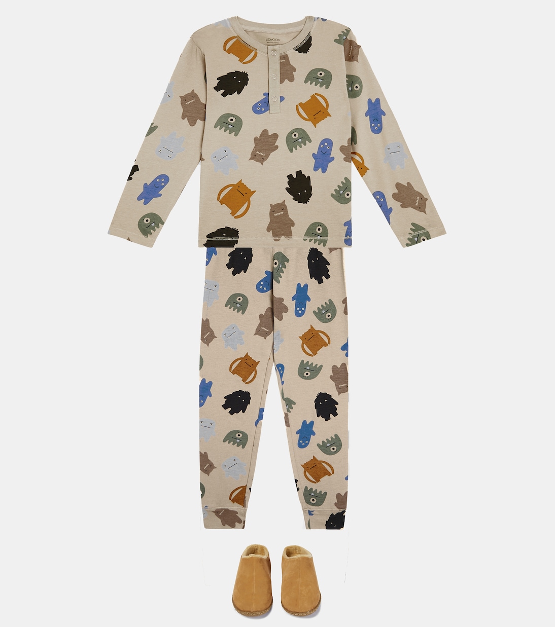 Wilhelm printed cotton-blend pajama set | Liewood