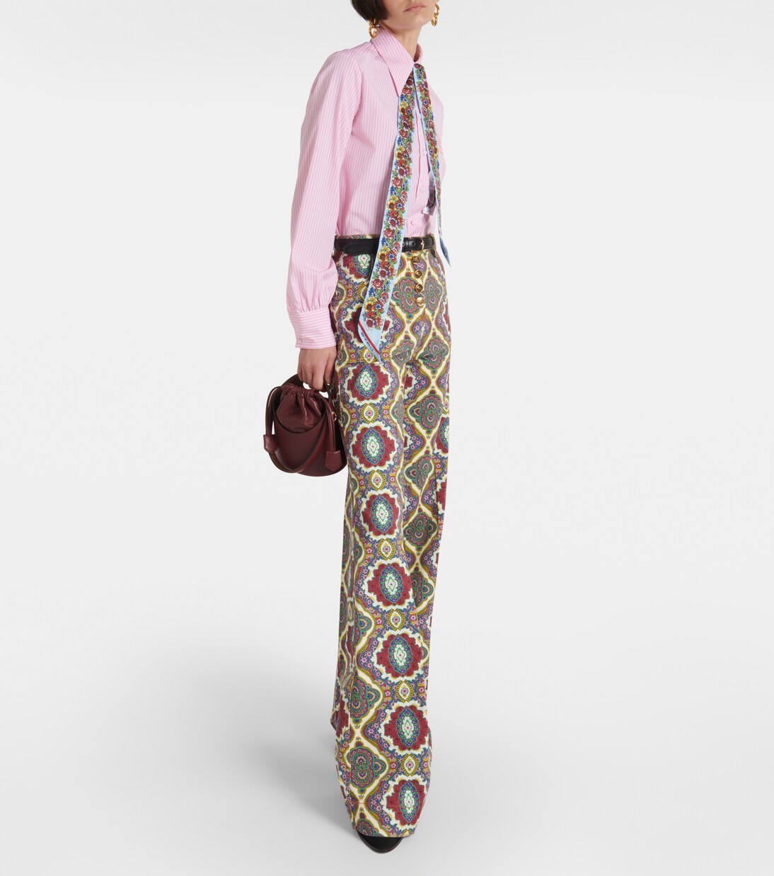 Foulard in seta con stampa | Etro