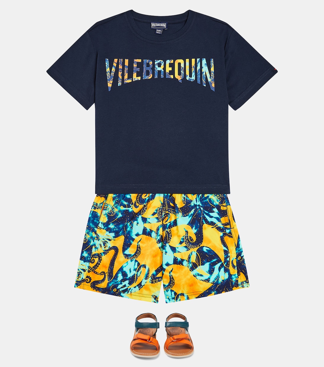 Camiseta Tarick de algodón con logo | Vilebrequin Kids