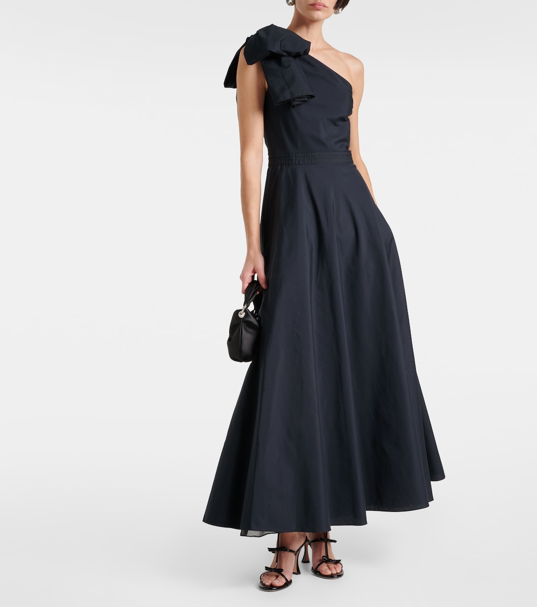 One-Shoulder-Robe aus Baumwolle | Giambattista Valli