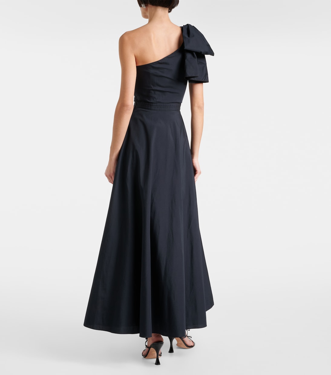 One-Shoulder-Robe aus Baumwolle | Giambattista Valli