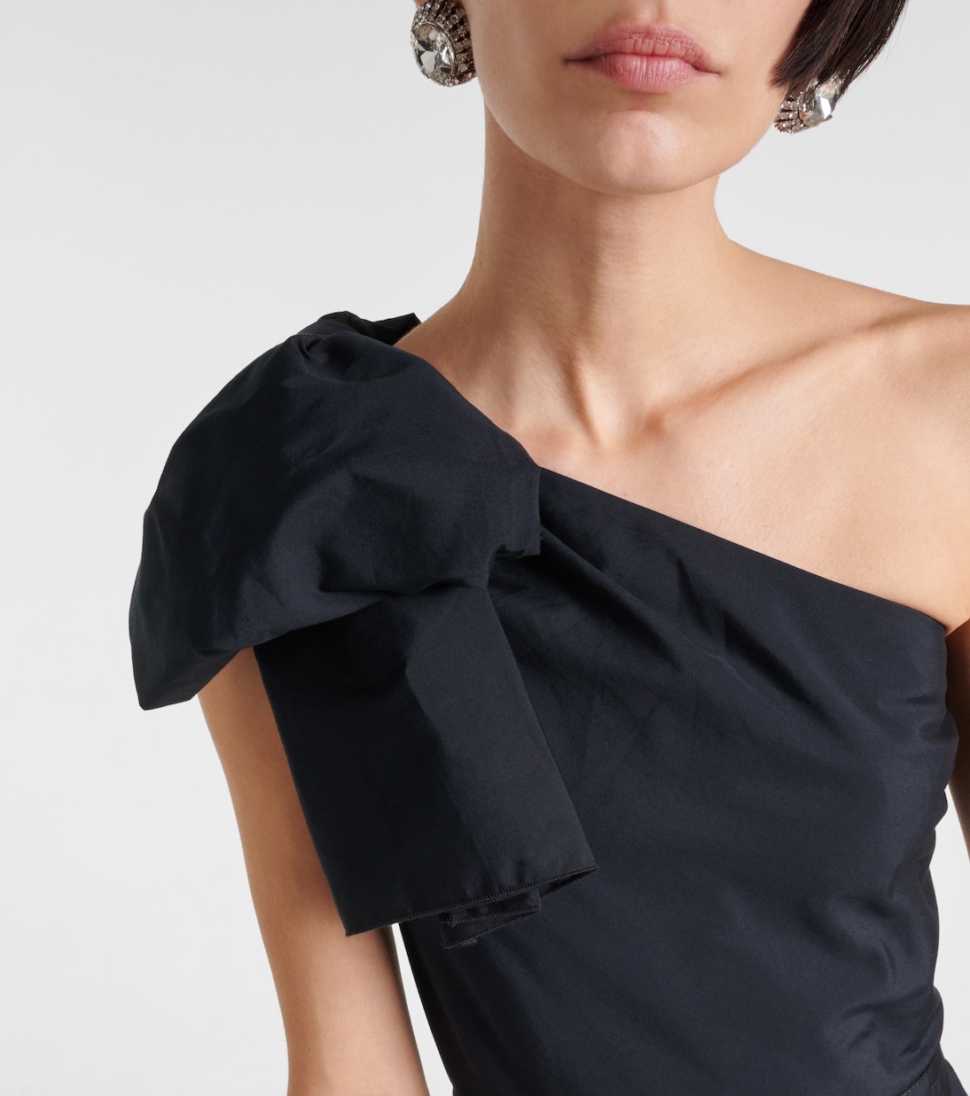 One-Shoulder-Robe aus Baumwolle | Giambattista Valli