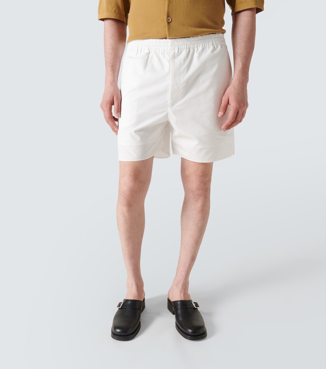 Shorts oxford de algodón | Auralee