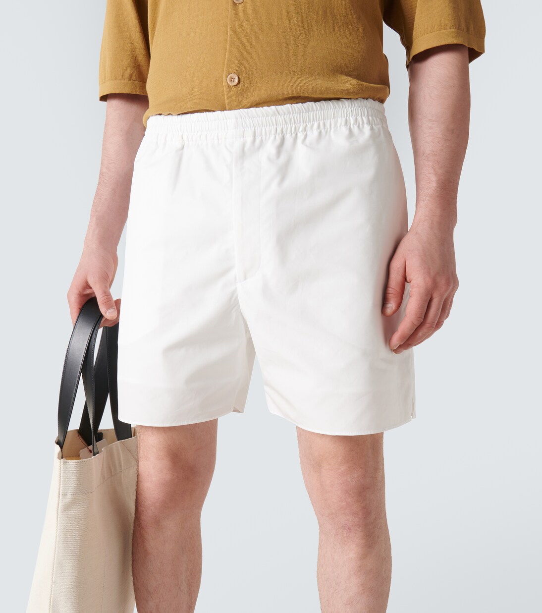 Shorts oxford de algodón | Auralee