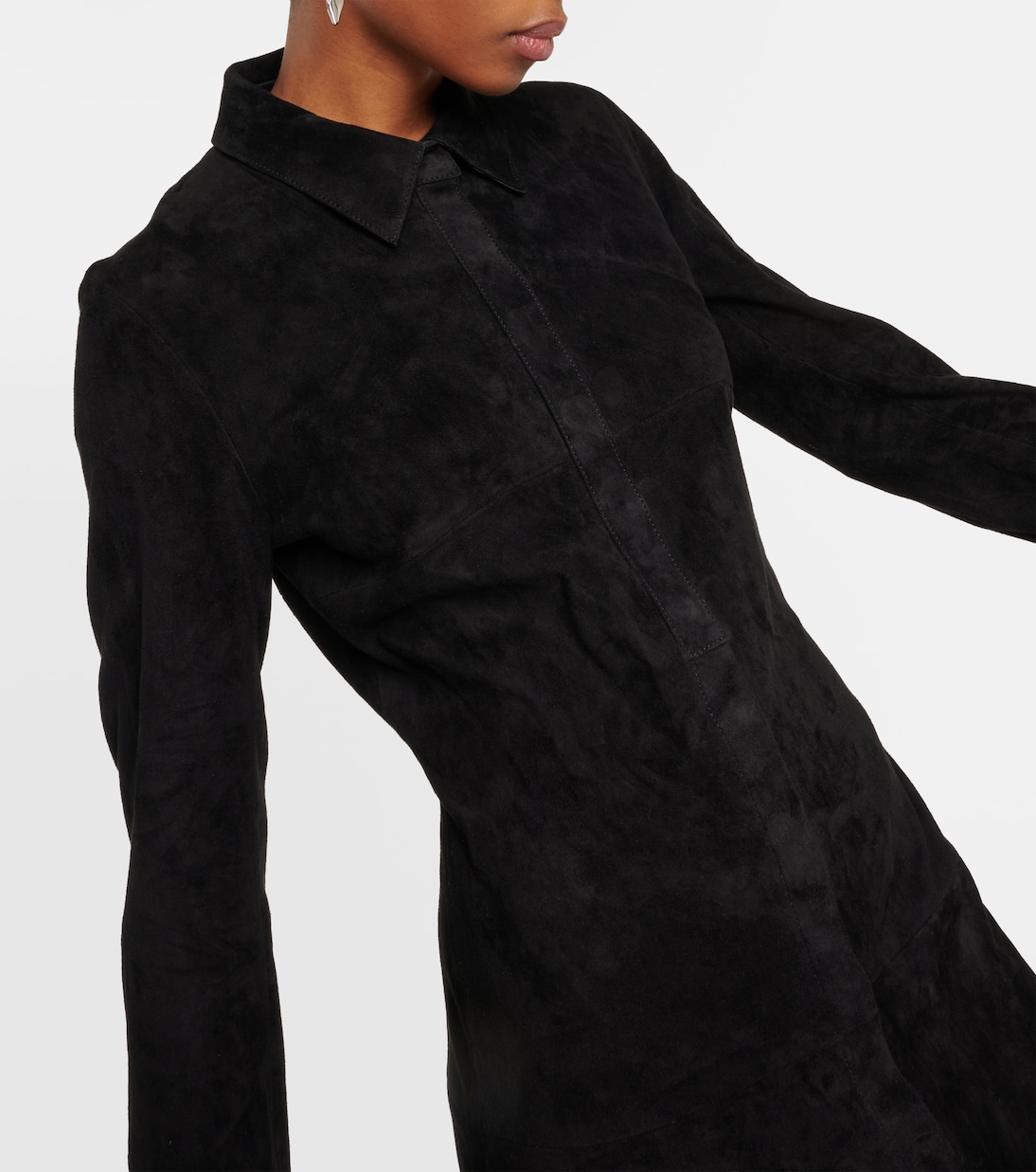 Mantel Becky aus Veloursleder | Stouls