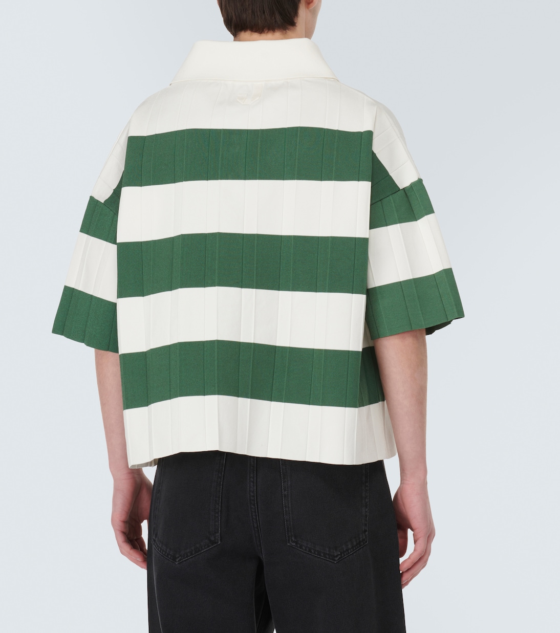 Polo Le Polo Bimini plisado a rayas | Jacquemus