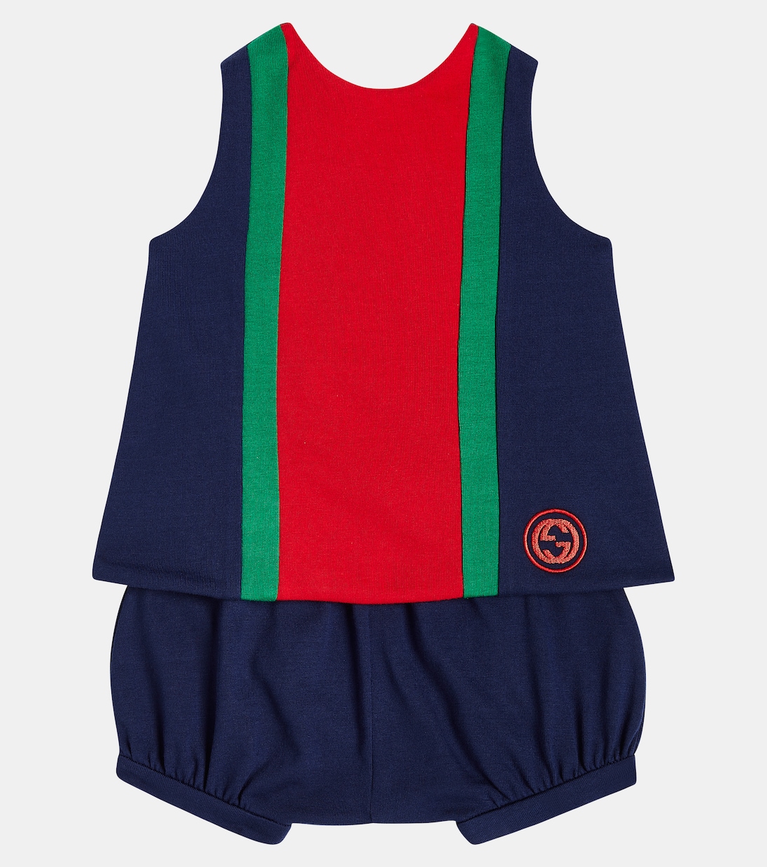 Baby - Top e culottes in cotone | Gucci Kids