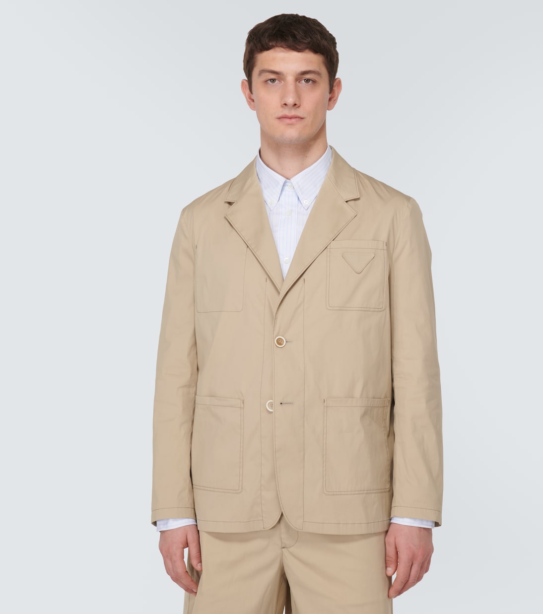 Blazer in misto cotone | Prada