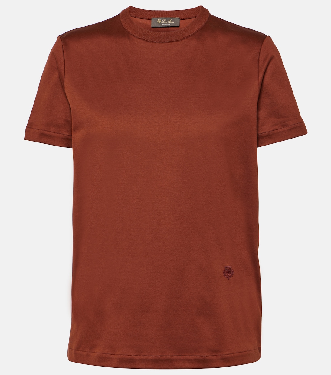 Camiseta Básica de Algodón Jersey por Loro Piana para Jóvenes