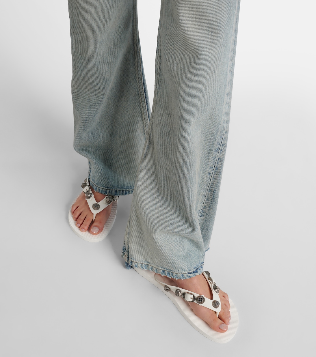 Cagole embellished thong sandals | Balenciaga