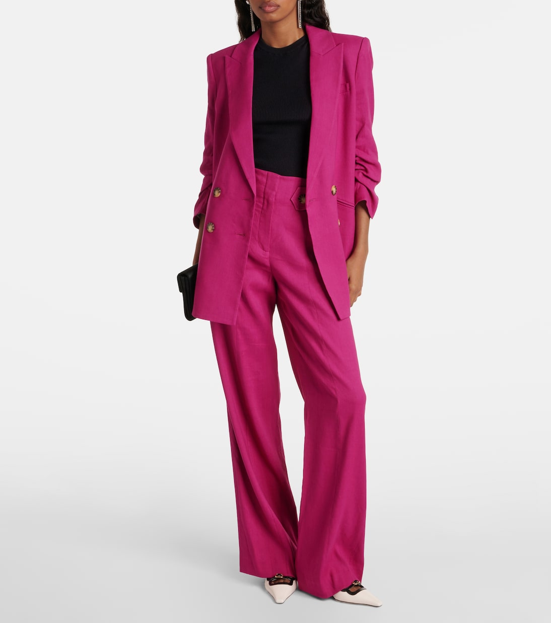 Blazer Kiernan in misto lino | Veronica Beard