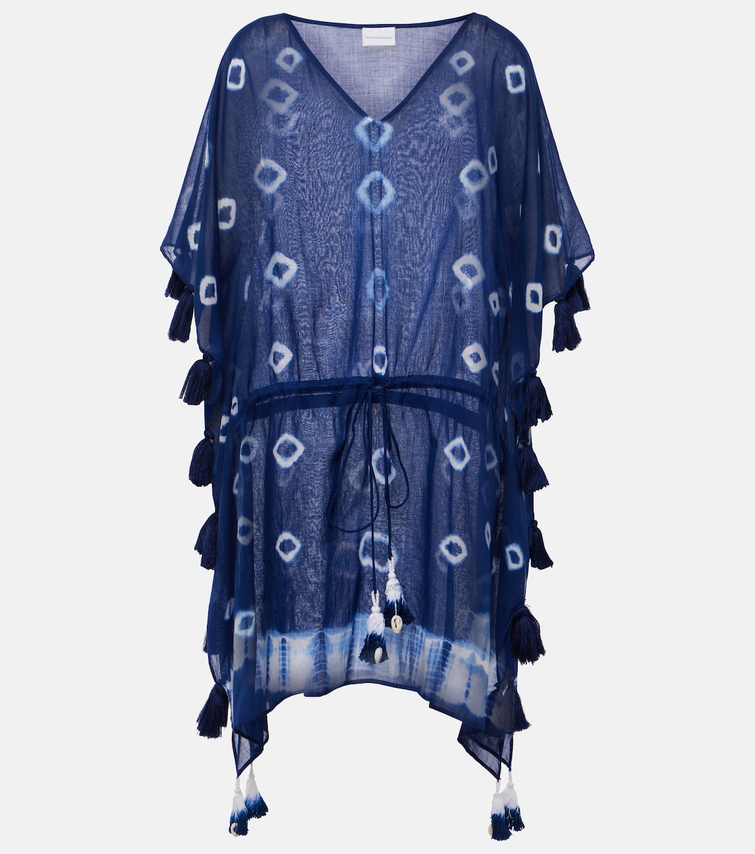 Caftán de algodón tie-dye | Anna Kosturova