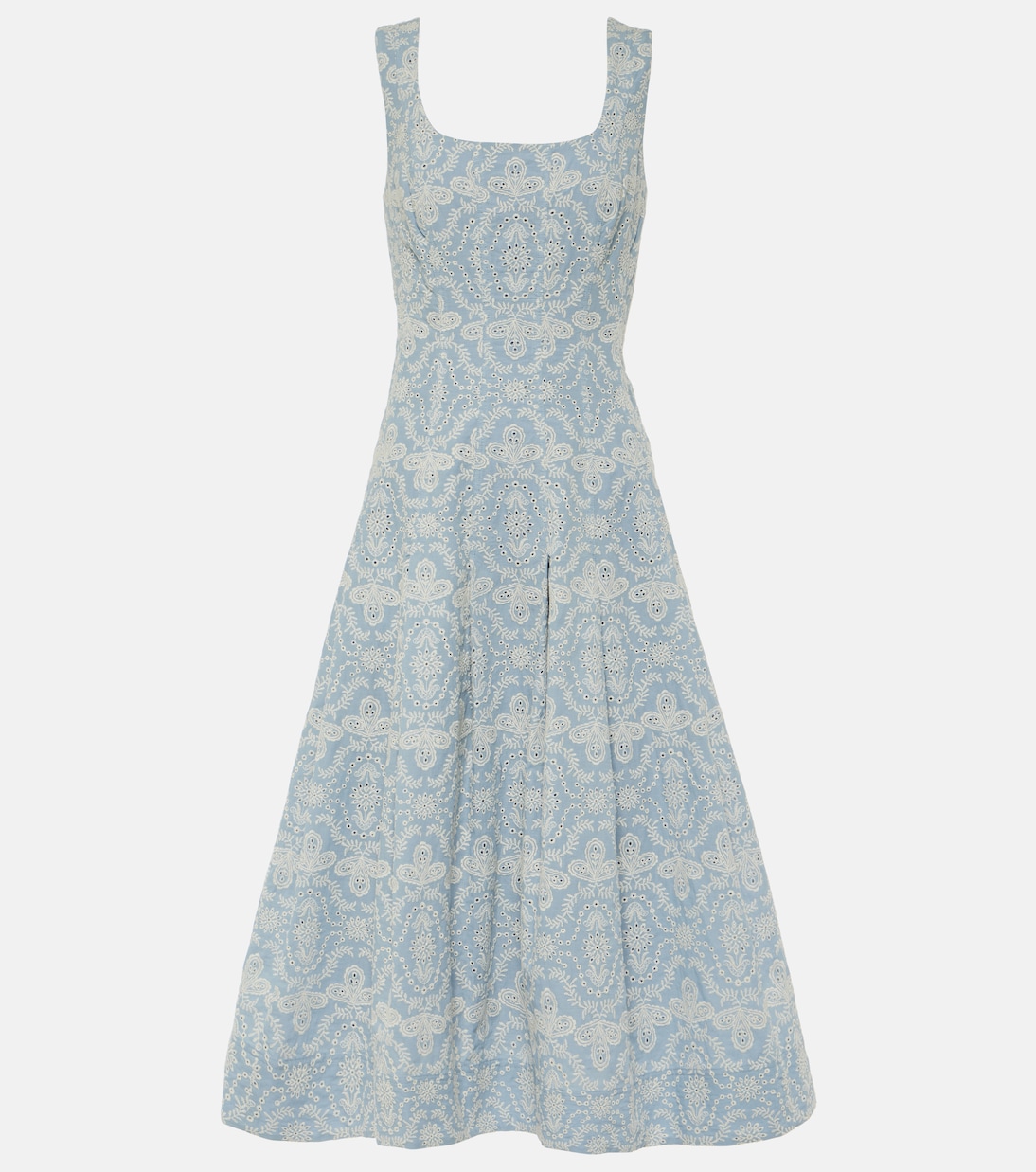 Jolie printed cotton midi dress | Veronica Beard