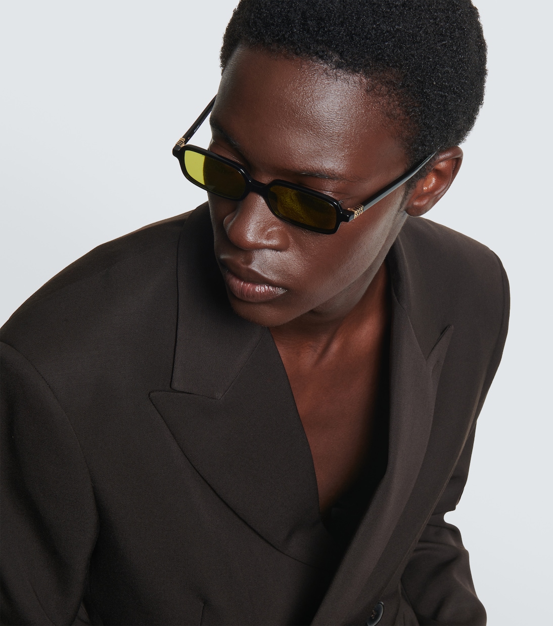 Miu Regard rectangular sunglasses | Miu Miu