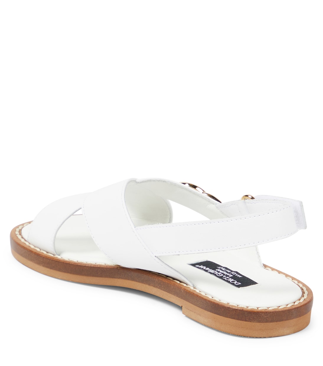 Sandalen aus Leder | Dolce&Gabbana Kids