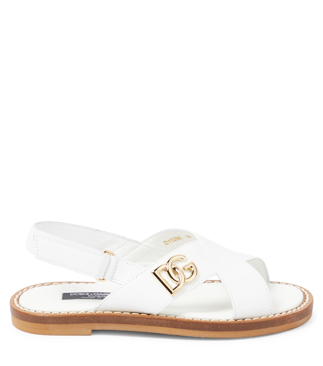 Sandalen aus Leder | Dolce&Gabbana Kids