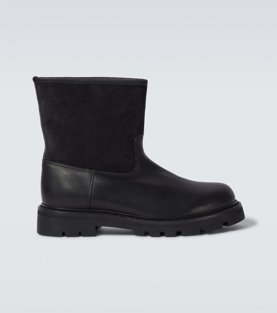Ankle Boots Suilven aus Veloursleder und Leder | Loro Piana