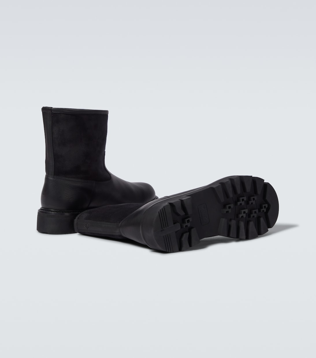 Ankle Boots Suilven aus Veloursleder und Leder | Loro Piana