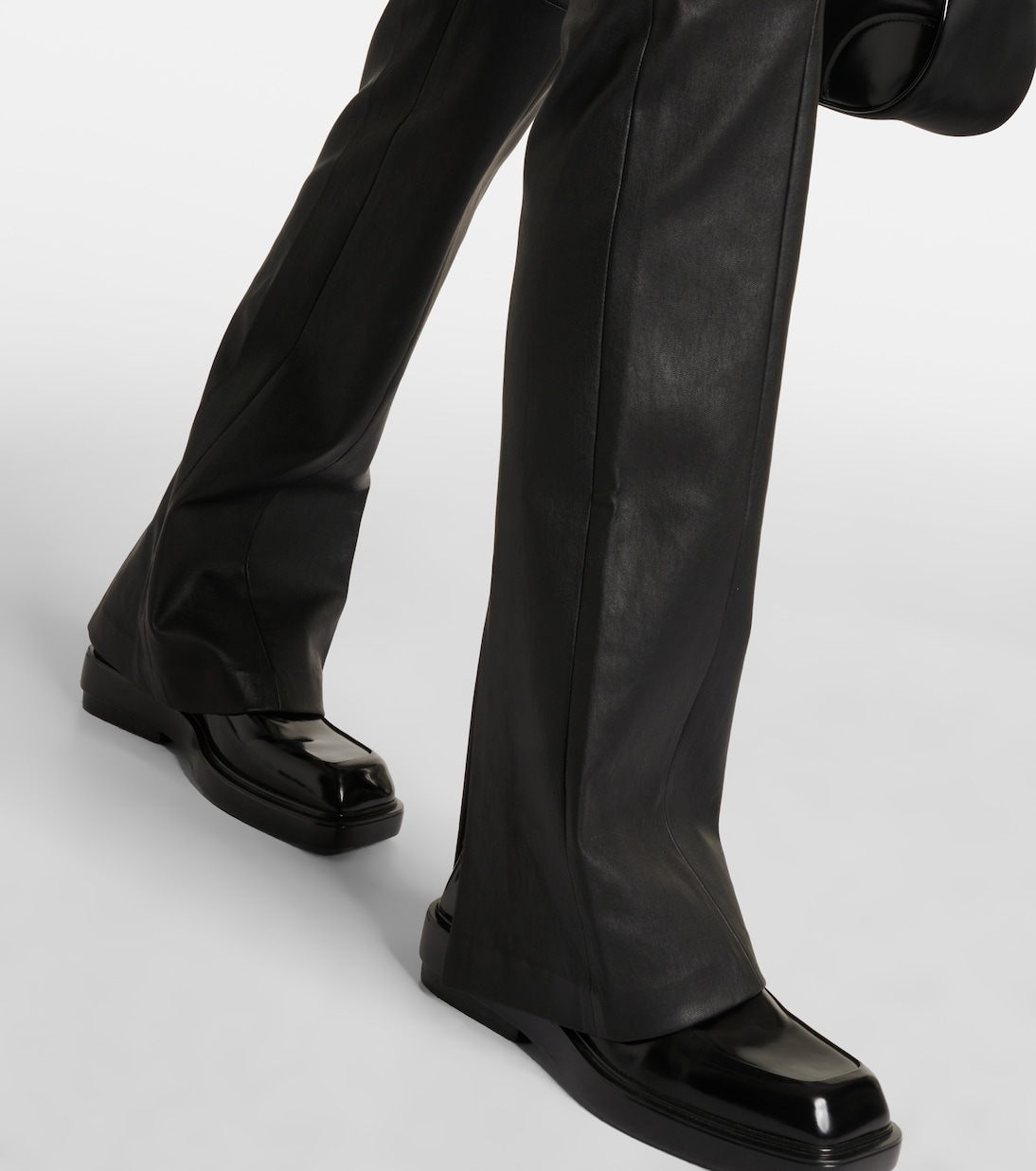 Pantaloni flared Kam in pelle | Stouls