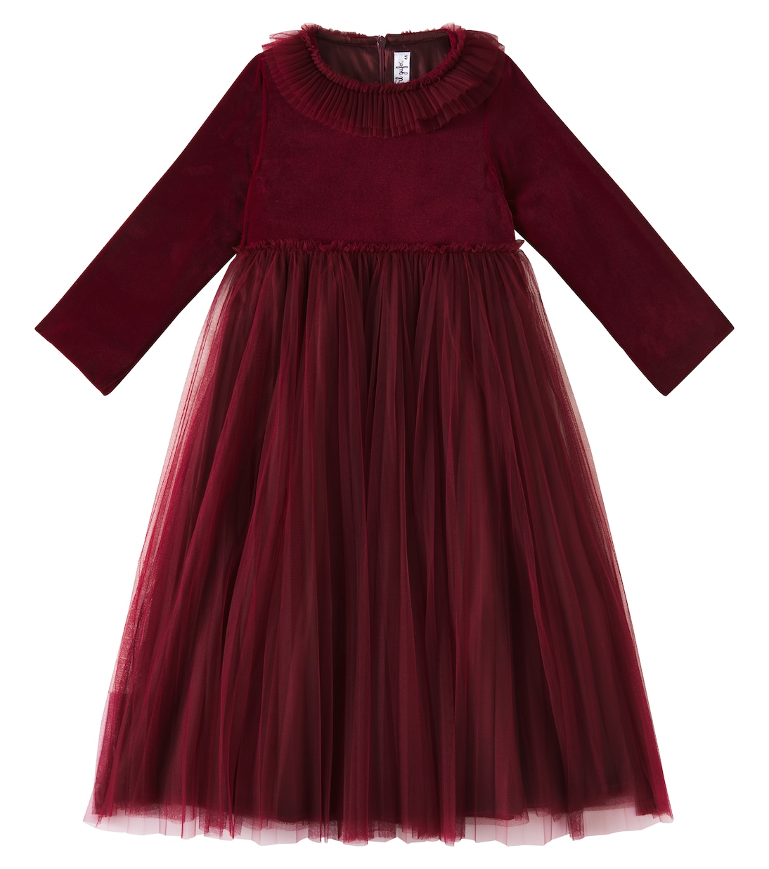 Abito in velluto con tulle | Il Gufo
