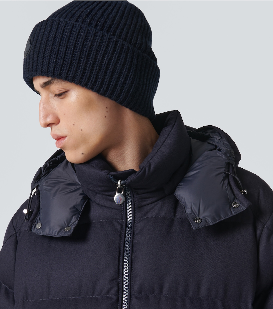 Gorro de cachemir con piel | Moncler