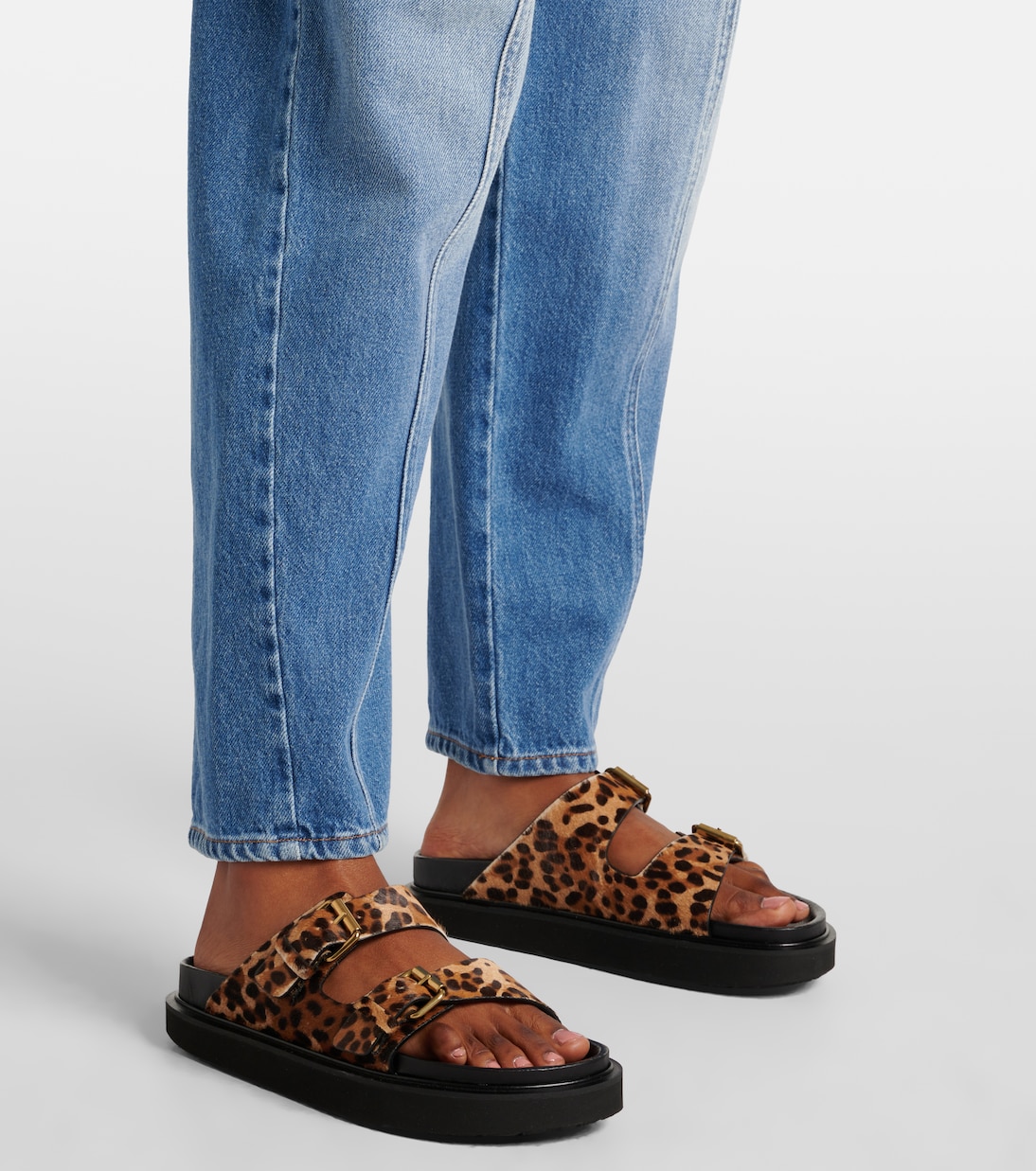 Sandalen Lennya aus Kalbshaar | Isabel Marant