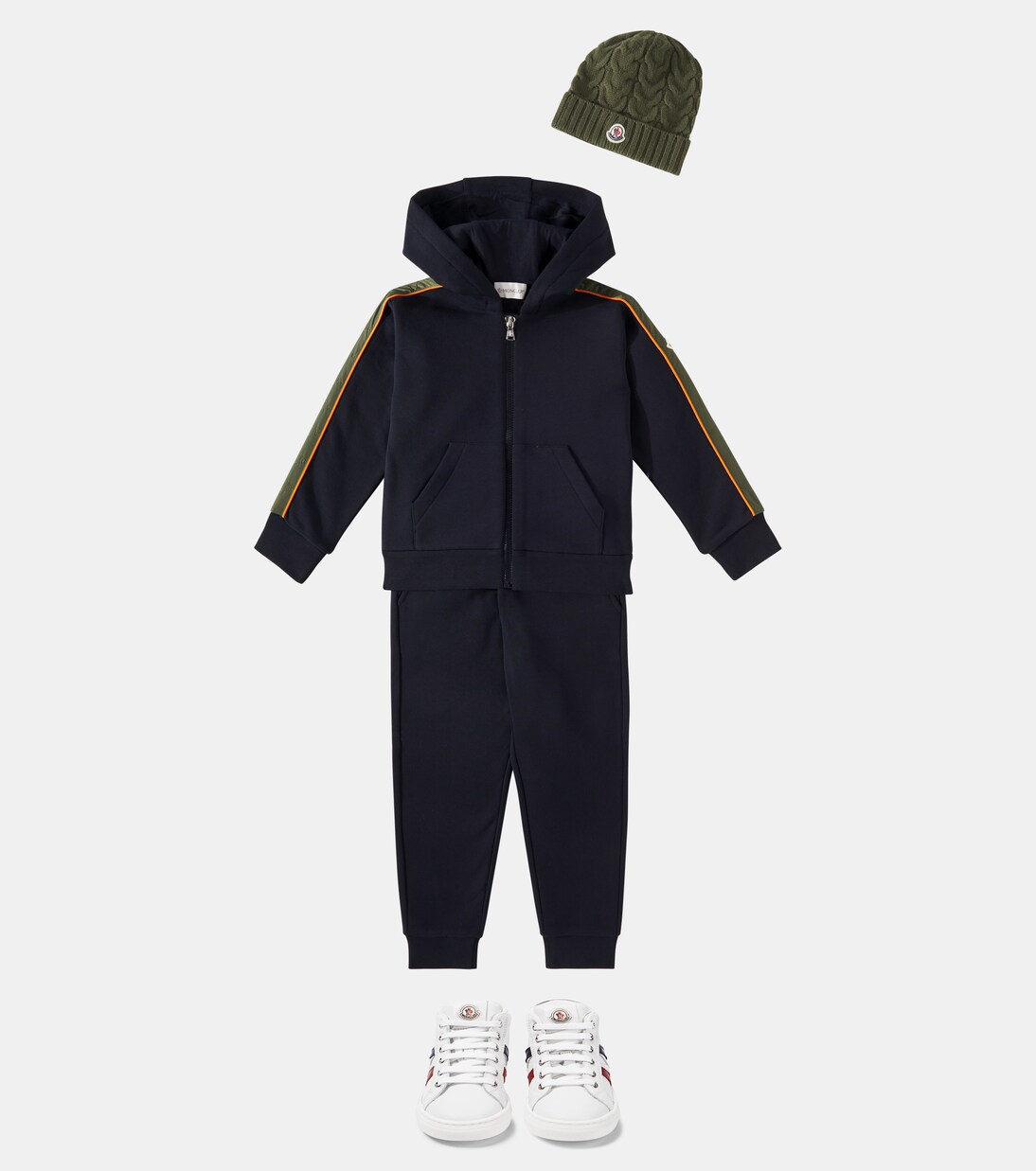 Chándal de jersey de algodón con logo | Moncler Enfant