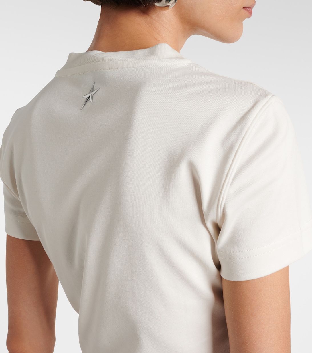 Mugler Top de Algodón con Detalles de Moda para Jóvenes
