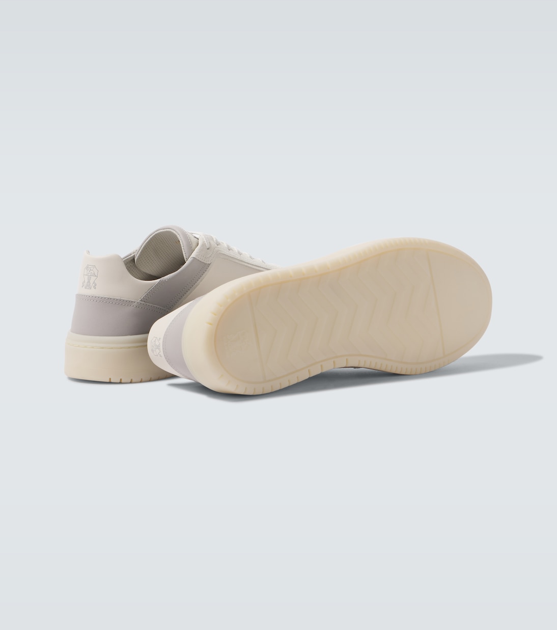 Sneakers in suede e pelle | Brunello Cucinelli
