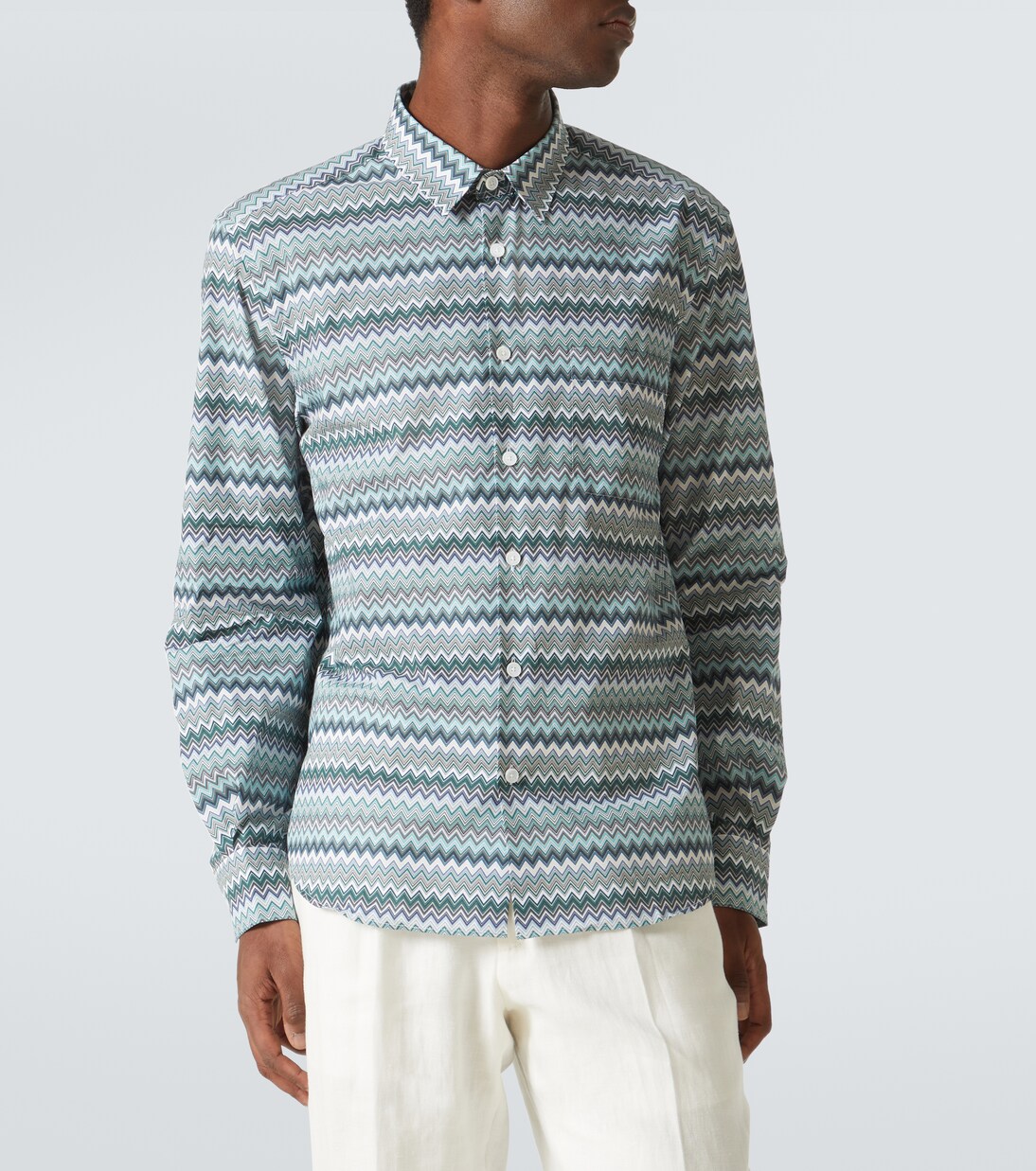 Camicia in cotone a zig-zag | Missoni