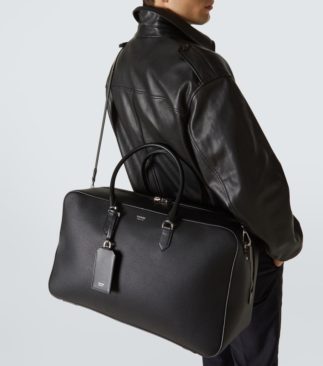 Elliot leather duffel bag | Tom Ford