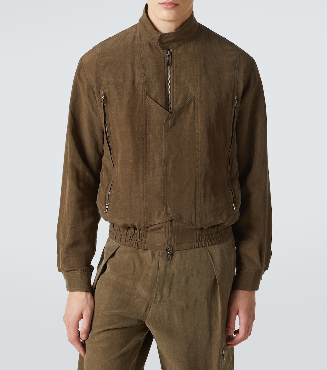 Veste en lin mélangé | Giorgio Armani