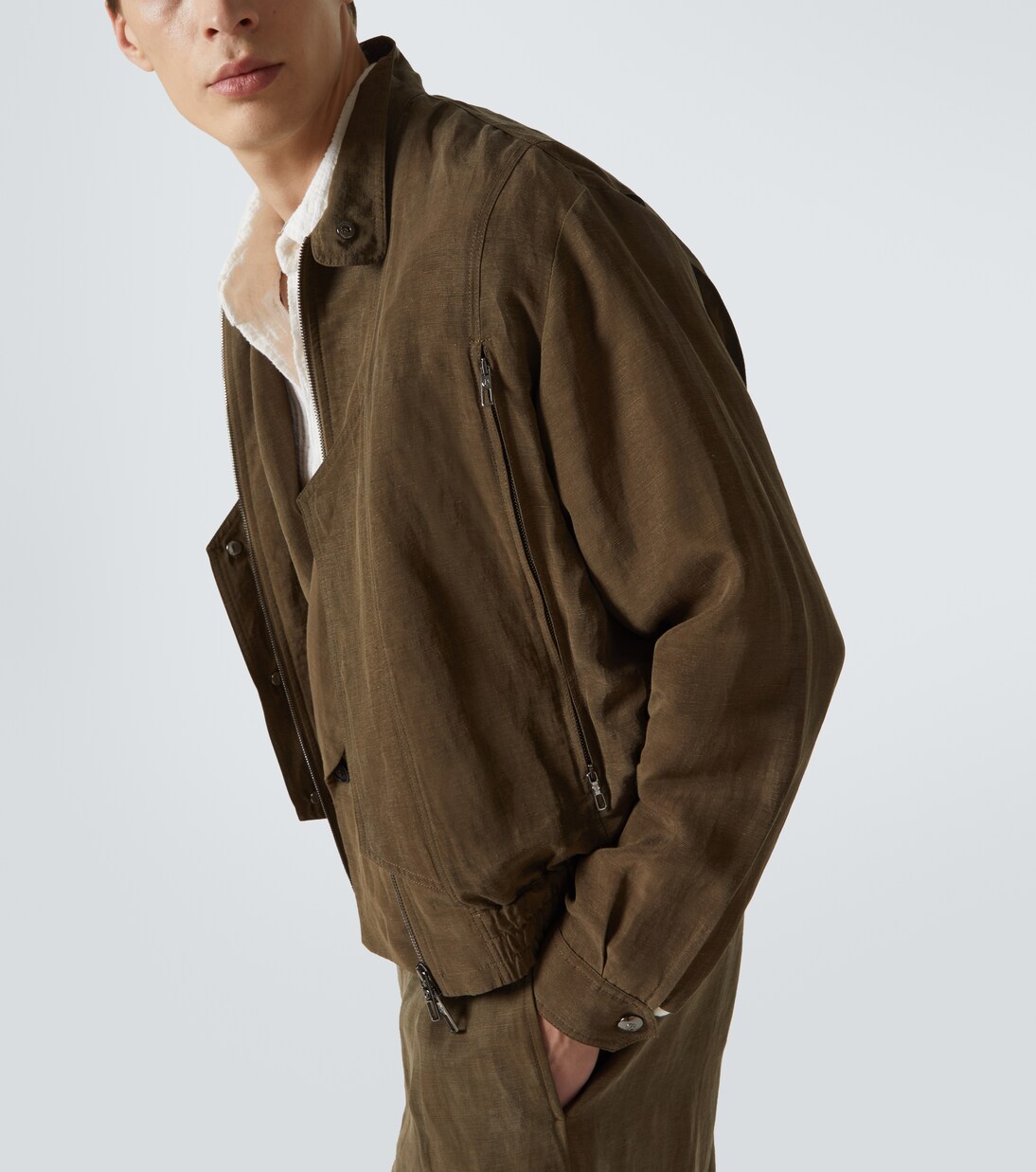 Veste en lin mélangé | Giorgio Armani