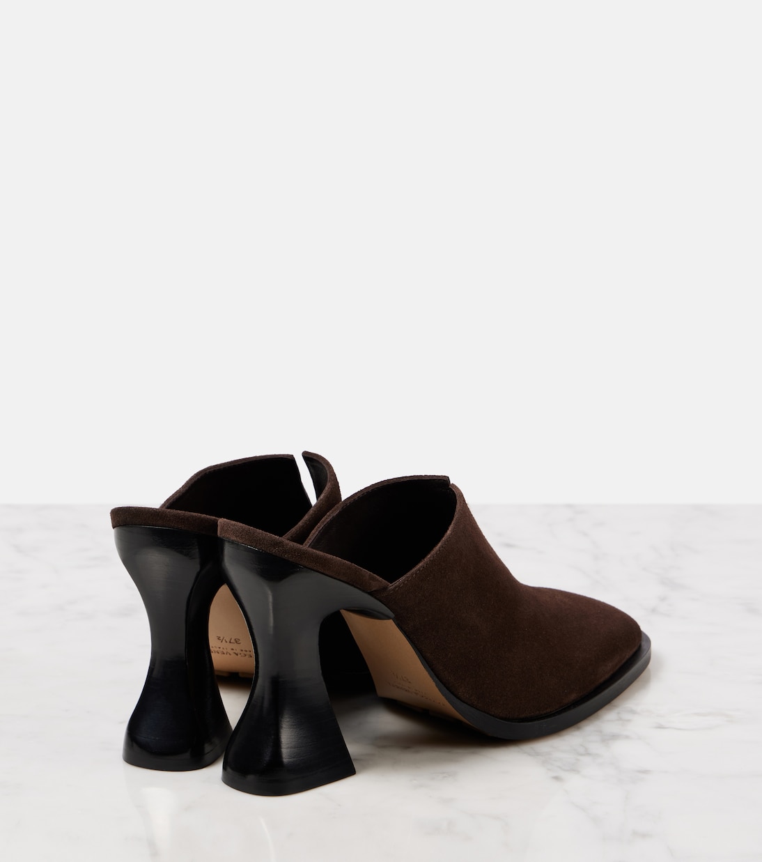 Mules Cha-Cha en daim | Bottega Veneta
