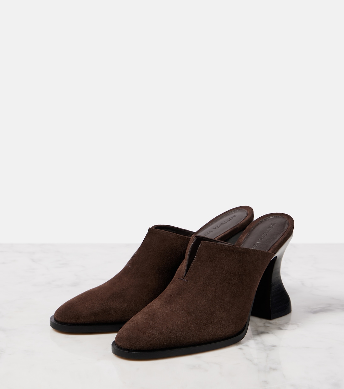 Mules Cha-Cha en daim | Bottega Veneta