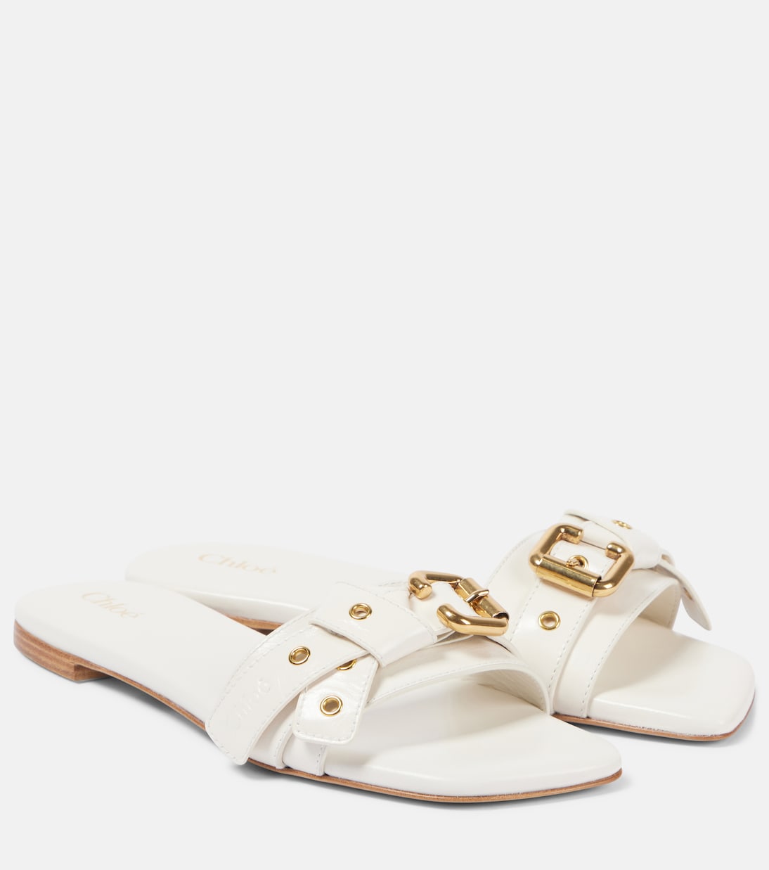 Mae leather slides | Chloé